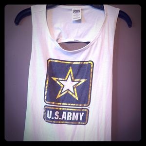 Army tank with fun strappy back